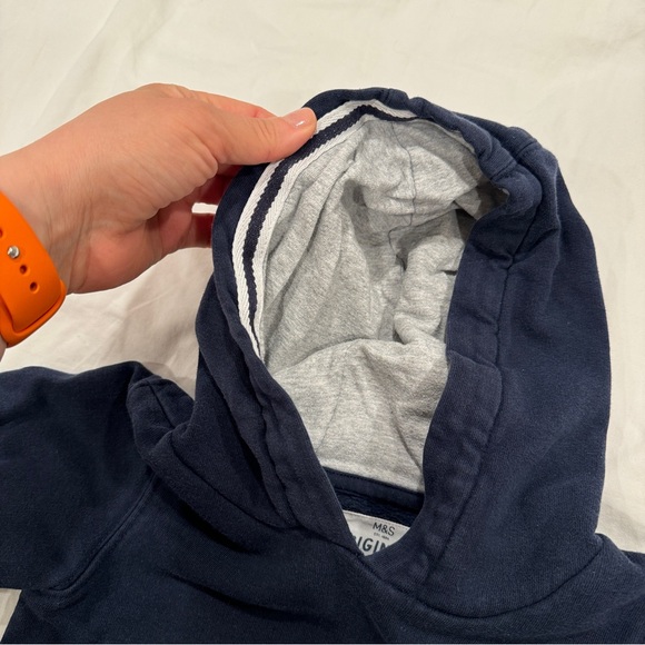 Marks & Spencer Navy Hoodie - 2-3 - Picture 5 of 5